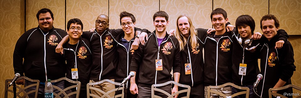 Melee players competing at EVO 2014